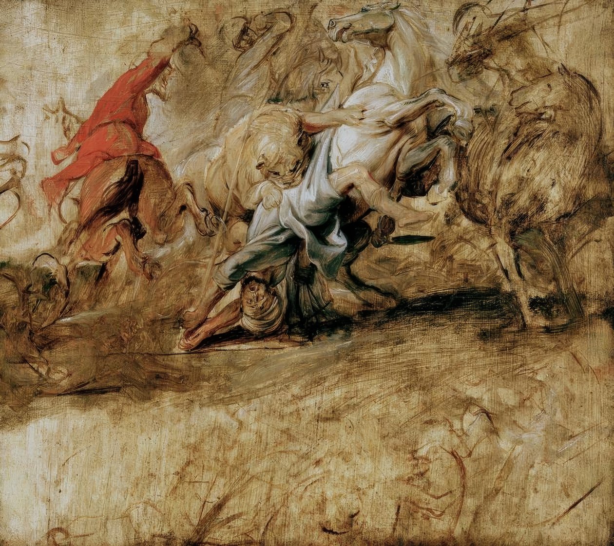 Aslan avı by Peter Paul Rubens