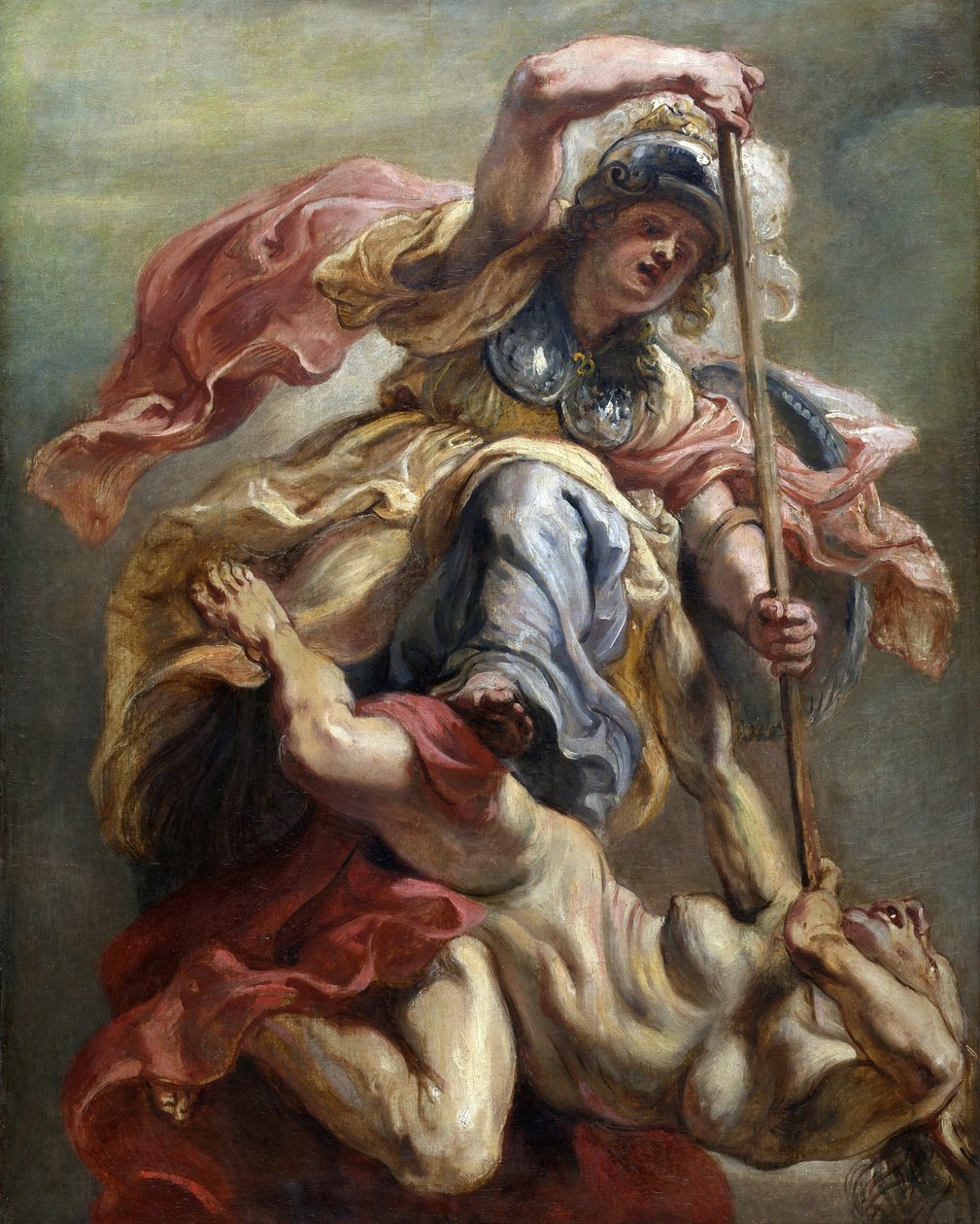 Minerva, Hikmet Fetih Etmesi Olarak 1632 ve 1634 Arasında. by Peter Paul Rubens