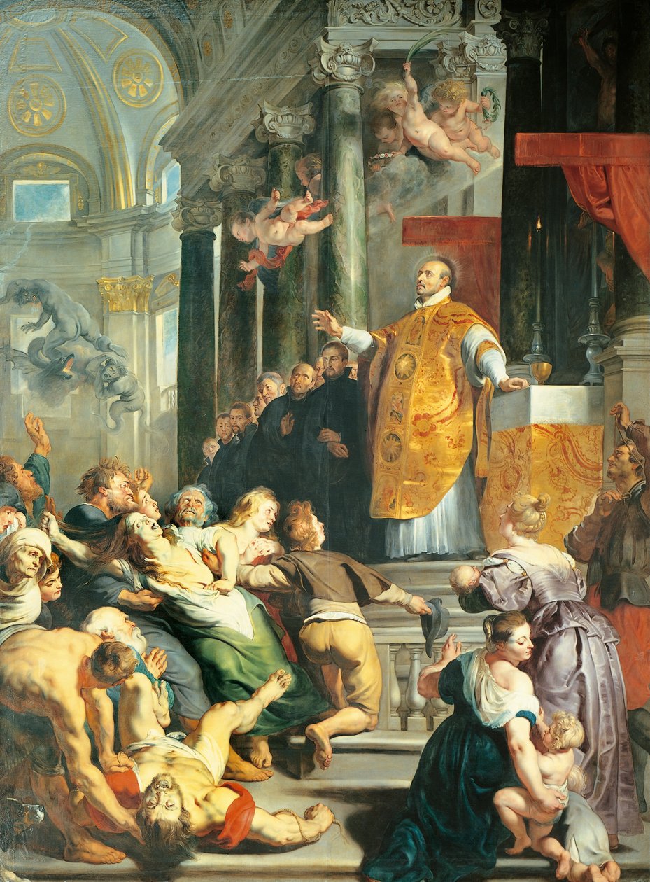 Loyolalı Aziz Ignatius Mucizesi by Peter Paul Rubens