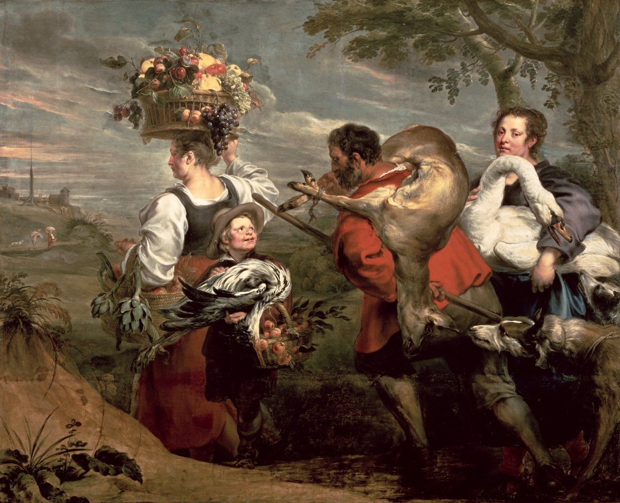 Köylüler Pazara Gidiyor by Peter Paul Rubens