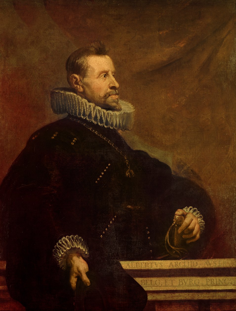 Habsburg Albert, Avusturya Arşidükü, Hollanda Valisi portresi by Peter Paul Rubens