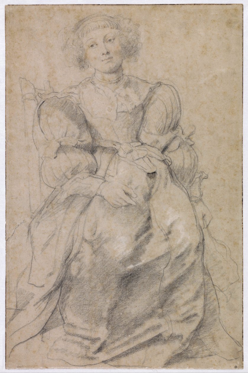 "Portrait of Helene Fourment (1614-1673)" (Helene Fourment