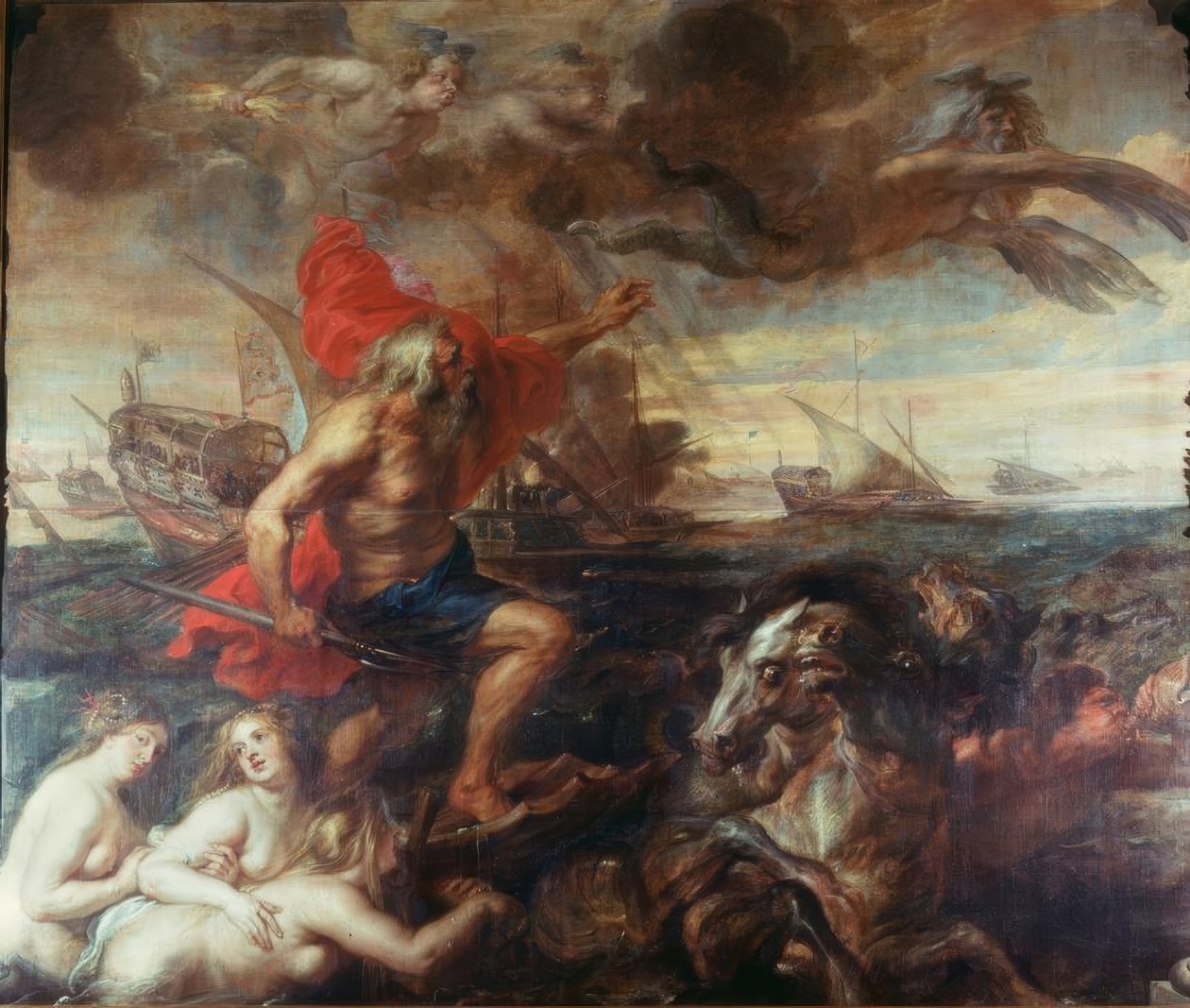 Ego! - Neptün, dalgaları sakinleştiriyor by Peter Paul Rubens