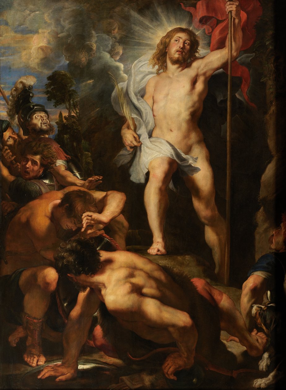 İsa'nın Dirilişi, c.1611-12 (panel üzerine yağlıboya) by Peter Paul Rubens
