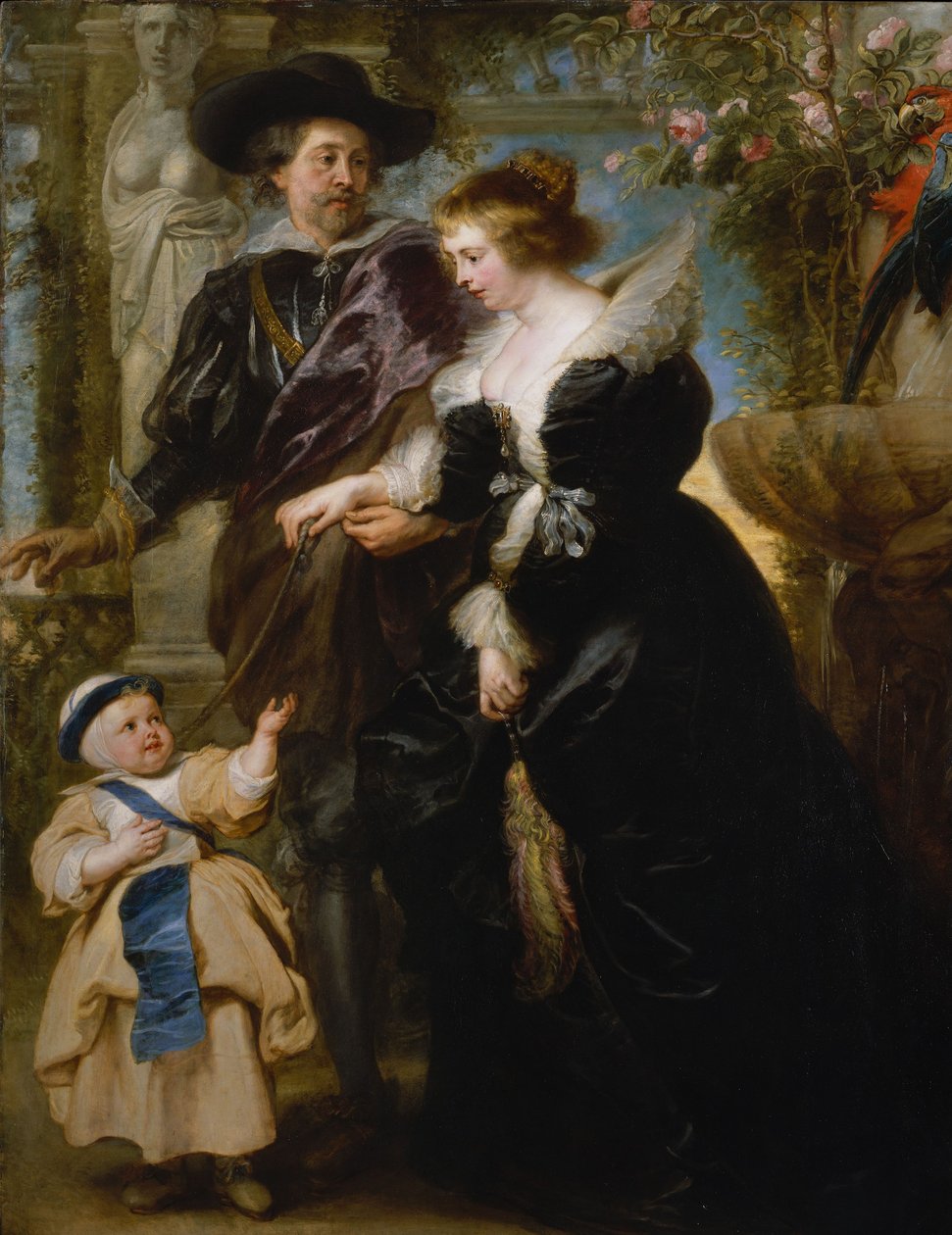 Rubens, Karısı Helena Fourment ve Oğulları Frans, c.1635 by Peter Paul Rubens