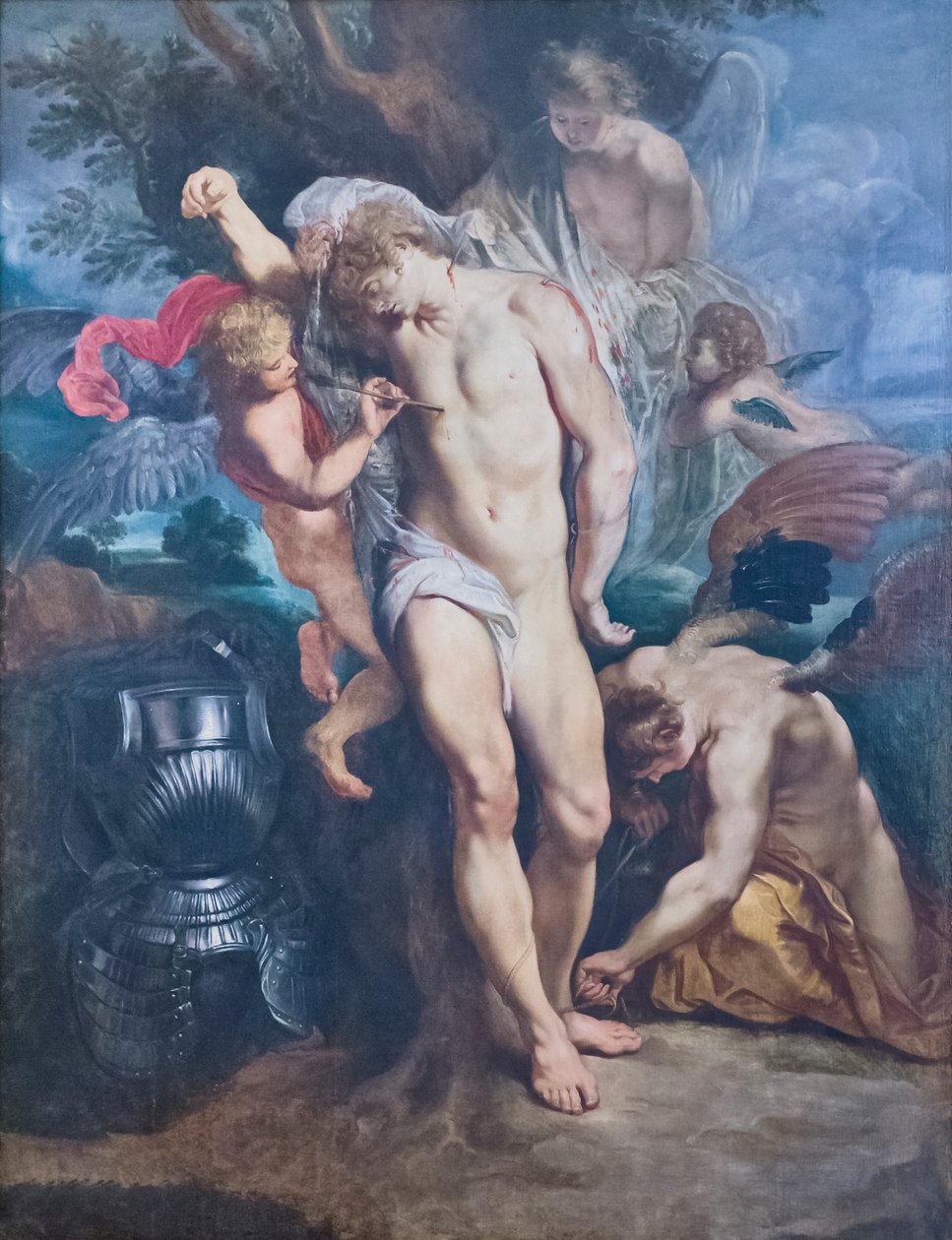 Aziz Sebastian melekler tarafından iyileştirildi by Peter Paul Rubens