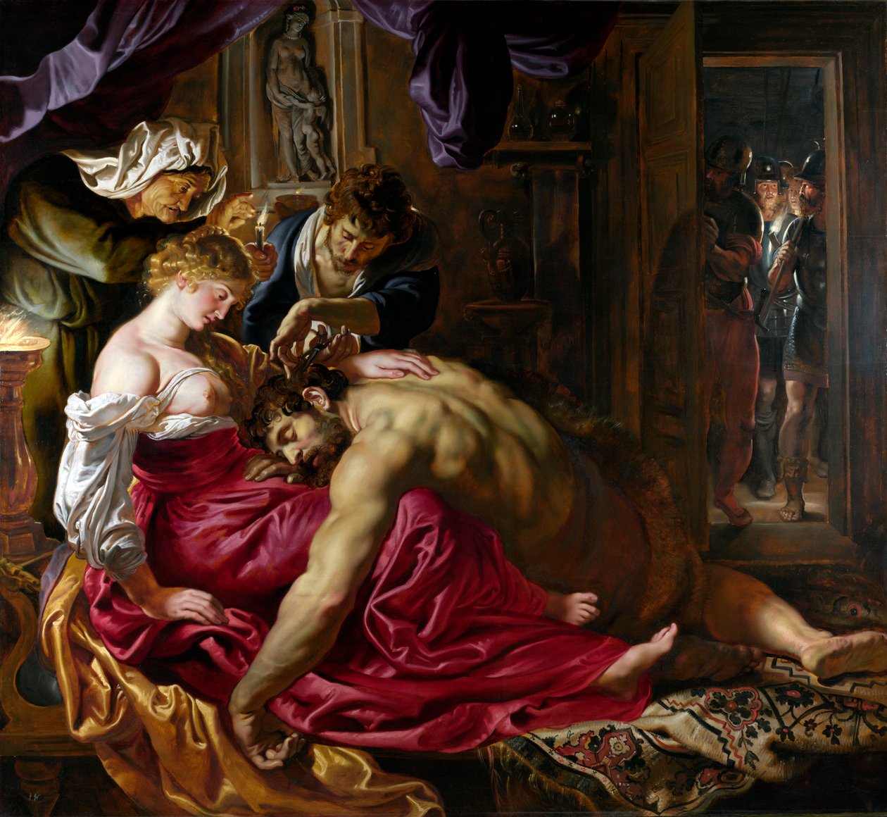 Samson ve Delilah, c. 1610 by Peter Paul Rubens