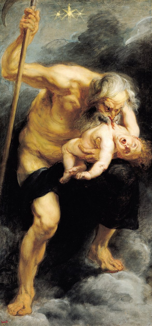 Oğlunu Yiyen Satürn by Peter Paul Rubens