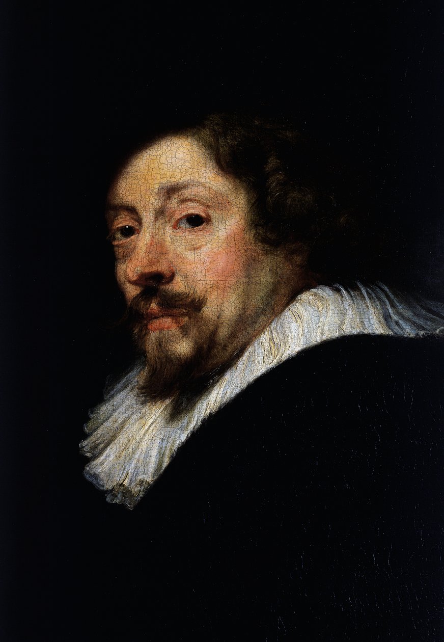 Otoportre, detay, c.1638 (tuval üzerine yağlı boya) by Peter Paul Rubens