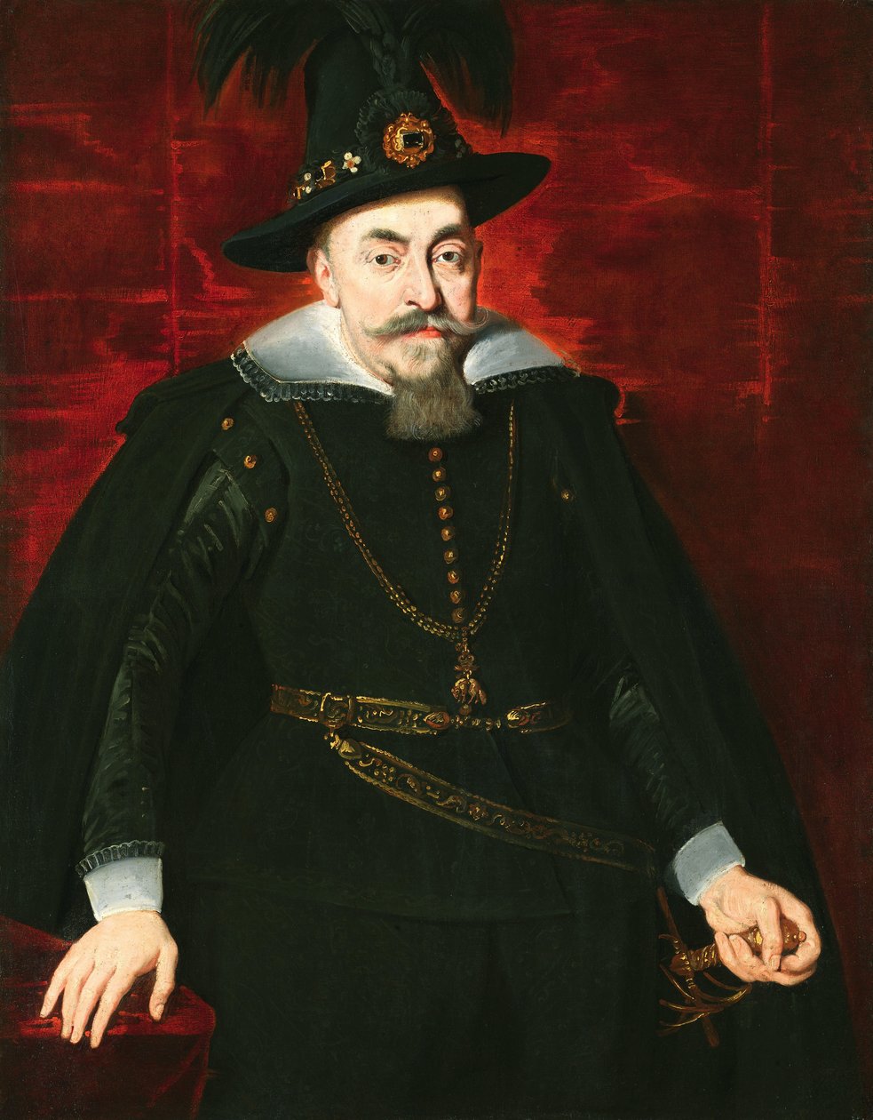 Sigismund III Vasa, Polonya ve İsveç Kralı ve Litvanya Büyük Dükü - Portresi Sigismund III Vasa, Polonya Kralı (1566-1632), Rubens, Pieter Paul (1577-1640). tuval üzerine yağlıboya by Peter Paul Rubens