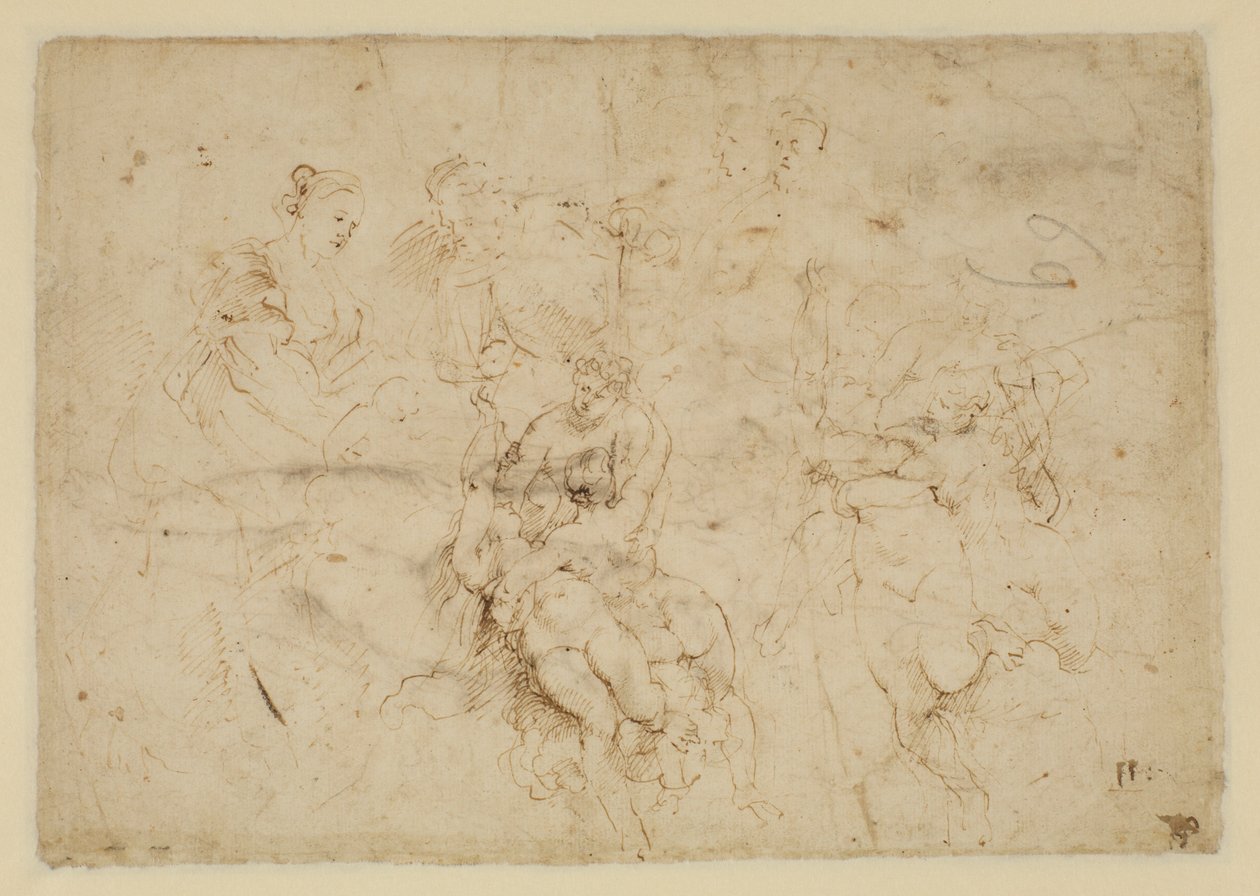 Uyuyan periler by Peter Paul Rubens