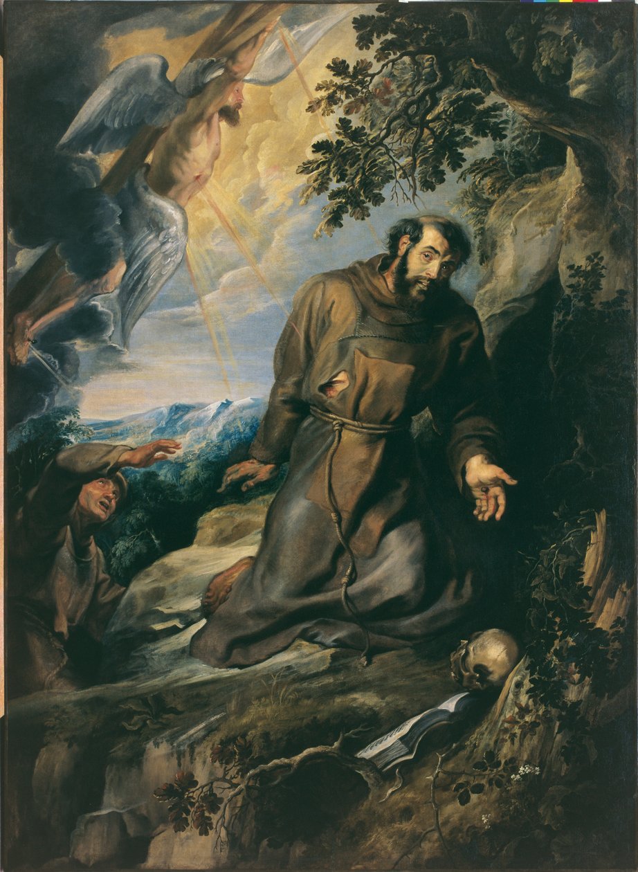 St. Francis Stigmata'yı Alırken by Peter Paul Rubens