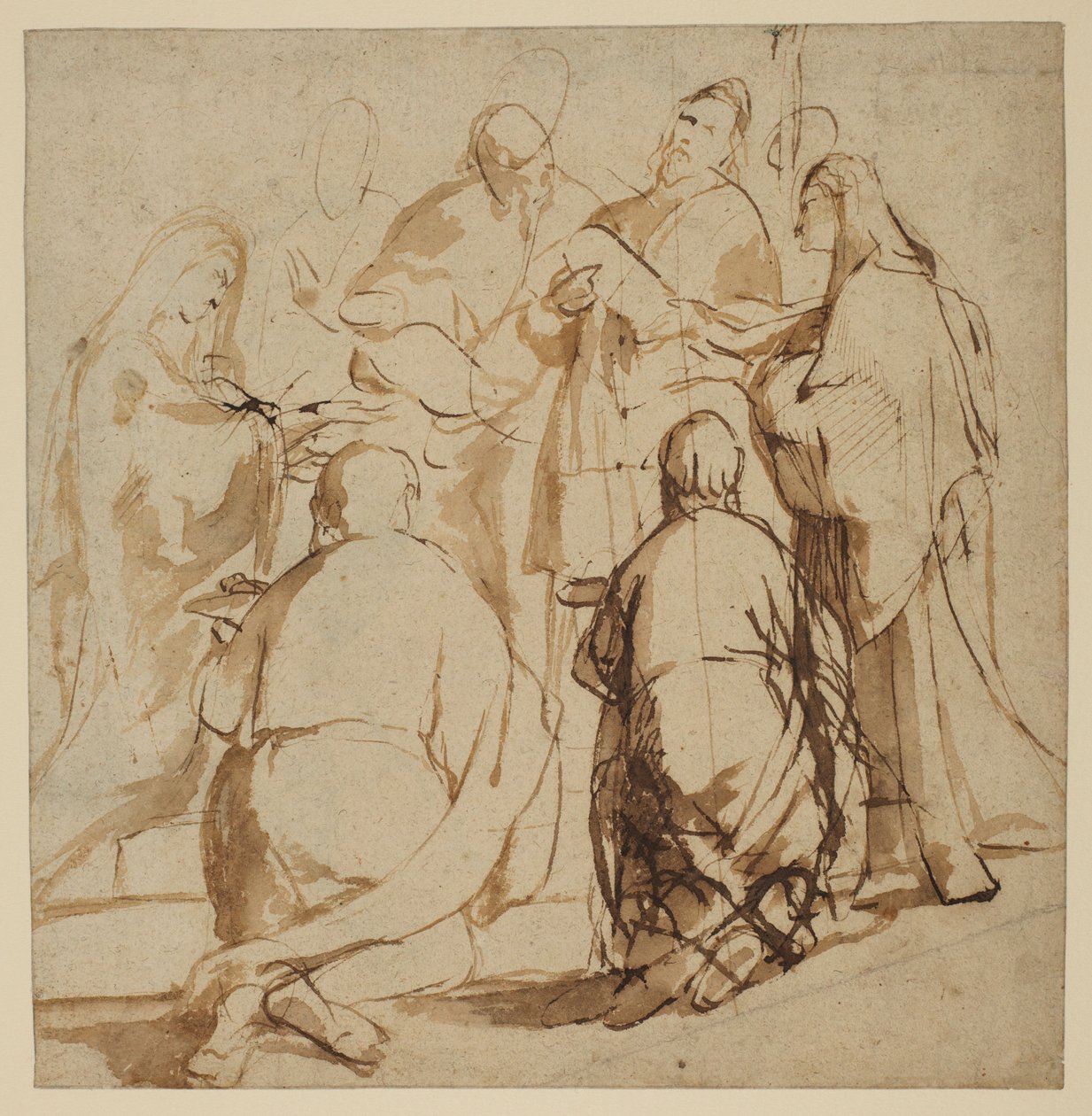Tapınakta Sunum Çalışmaları by Peter Paul Rubens