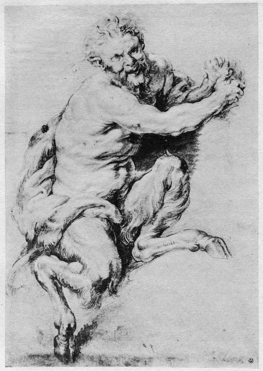 Bir Satyr Çalışması, 1913. by Peter Paul Rubens
