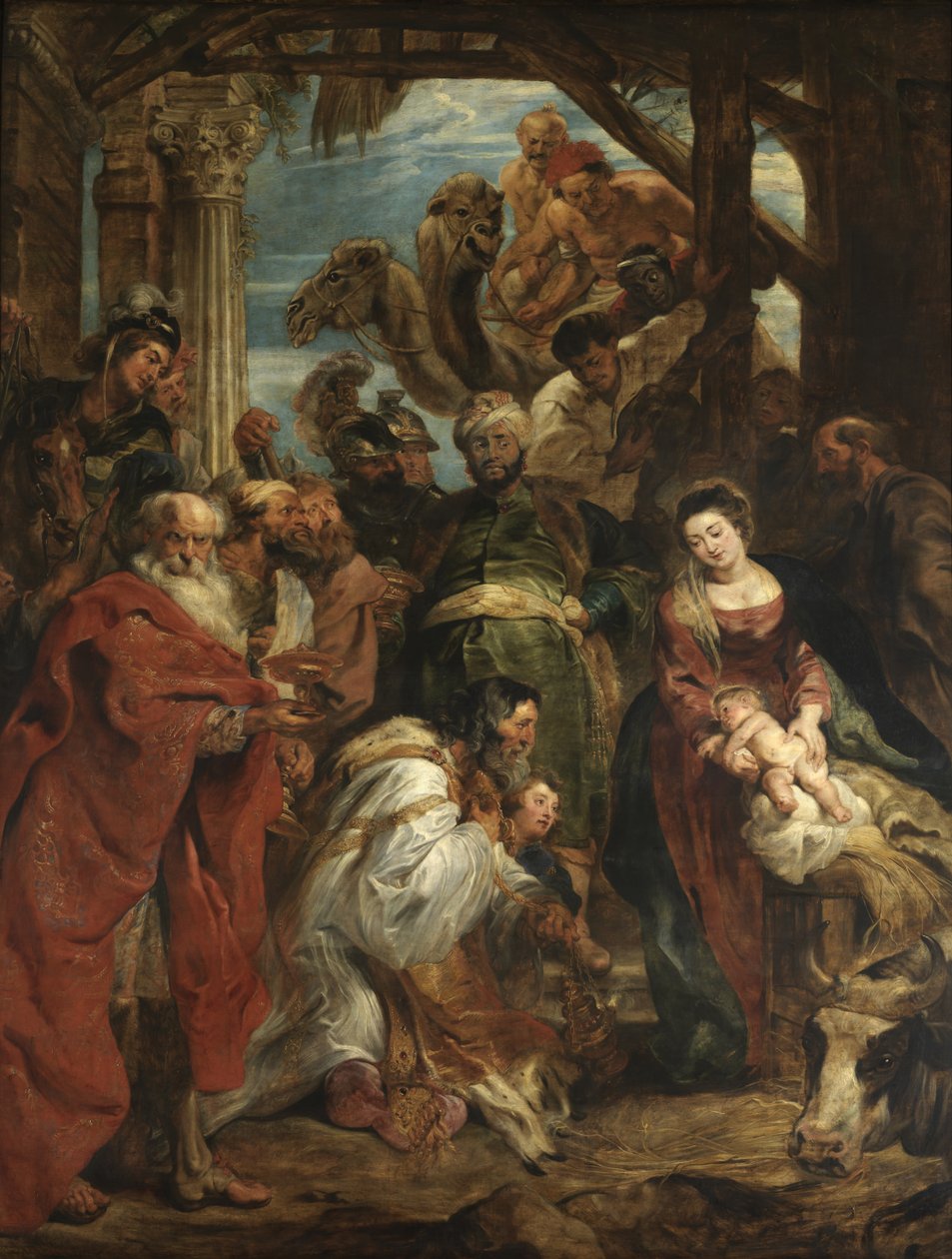 Büyücülerin Hayranlığı by Peter Paul Rubens