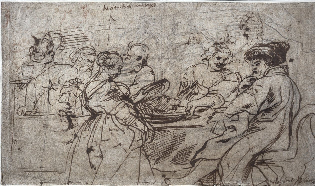 Hirodes Bayramı (recto) by Peter Paul Rubens