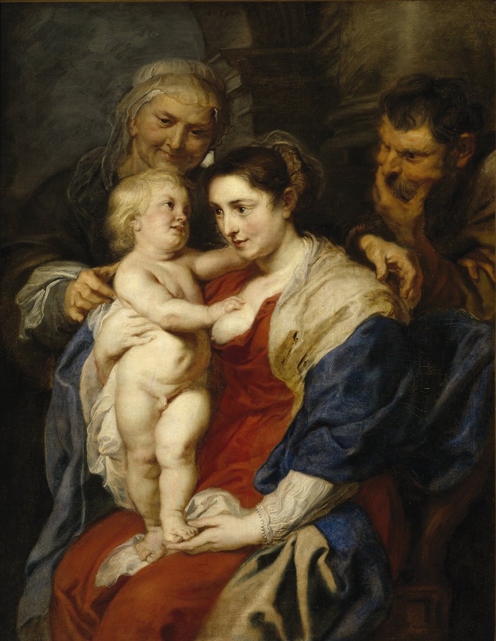 Aziz Anne ile Kutsal Aile, 1626-1630 by Peter Paul Rubens