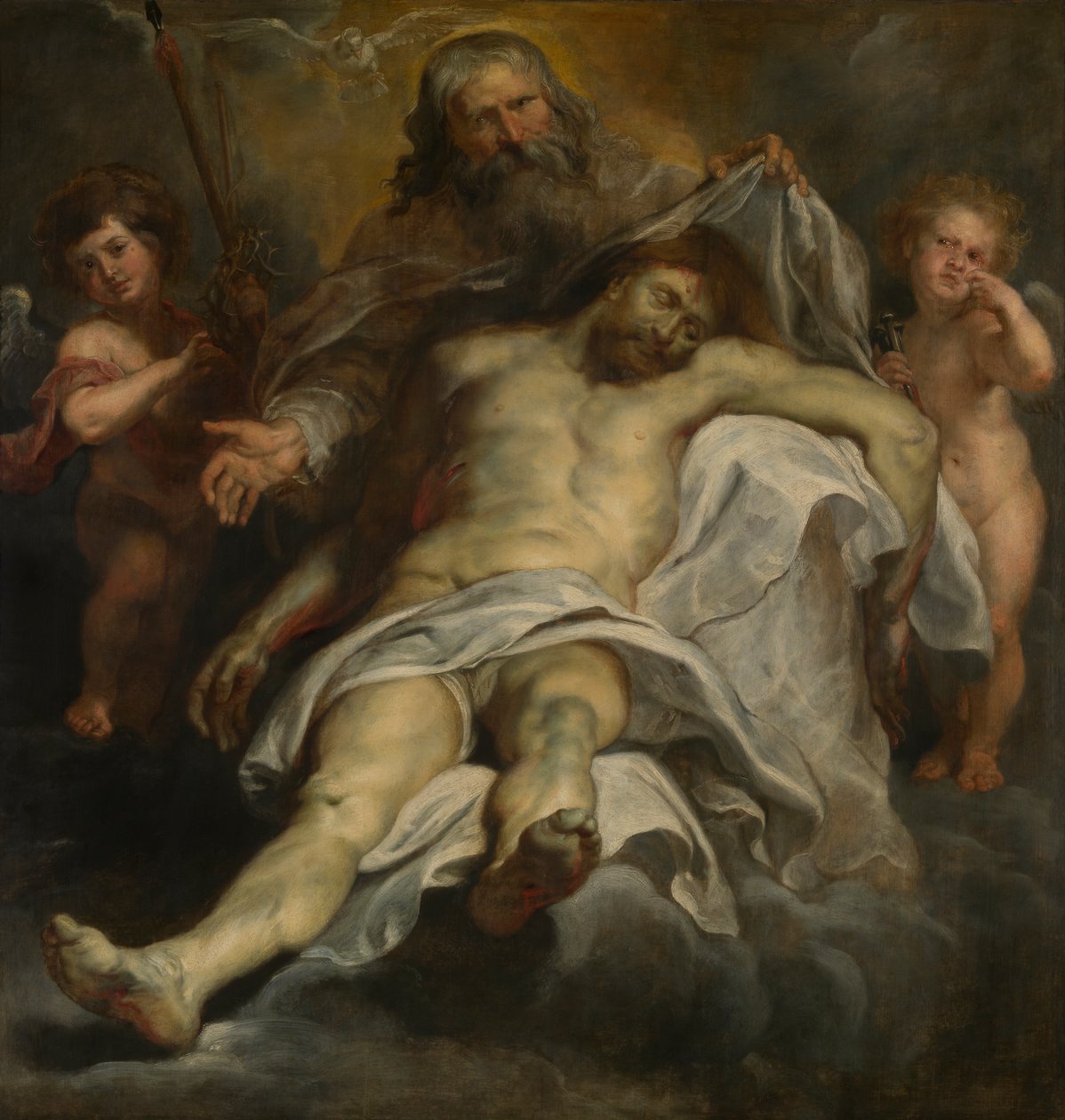 Kutsal Üçlü by Peter Paul Rubens