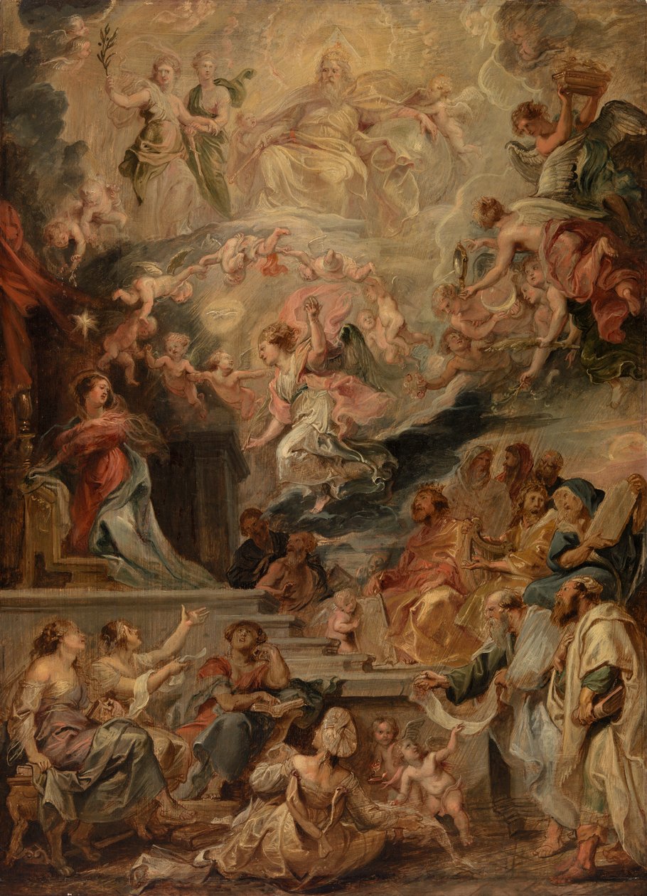 Tüm Kehanetlerin Gerçekleşmesi Olarak Enkarnasyon by Peter Paul Rubens