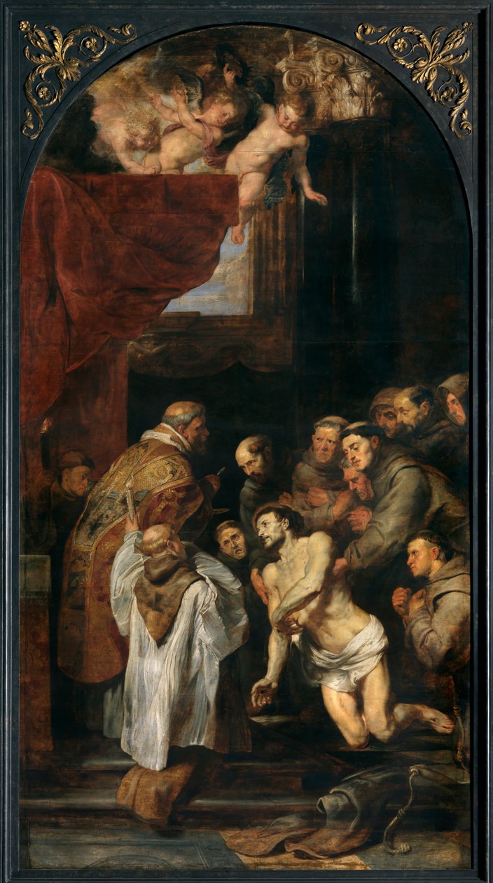 Assisi'li Francis'in Son Komünyonu by Peter Paul Rubens