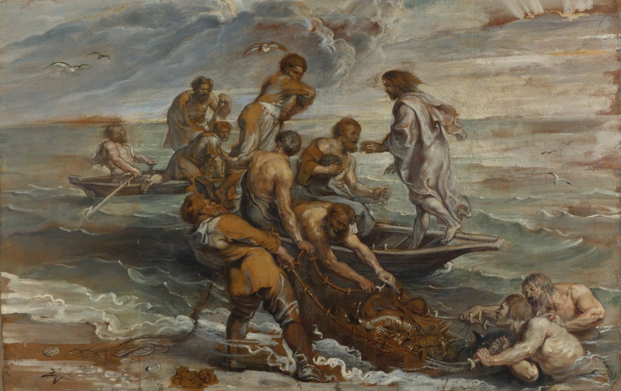 Balıkların Mucizevi İksiri, 1618-1619 by Peter Paul Rubens