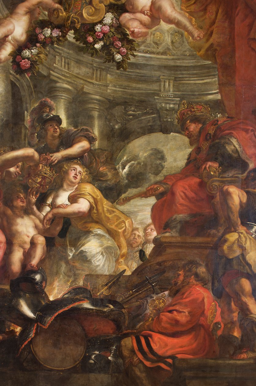 Rubens Tavanı, Ziyafet Evi, Whitehall, c.1629-34 (tuval üzerine yağlı boya) by Peter Paul Rubens