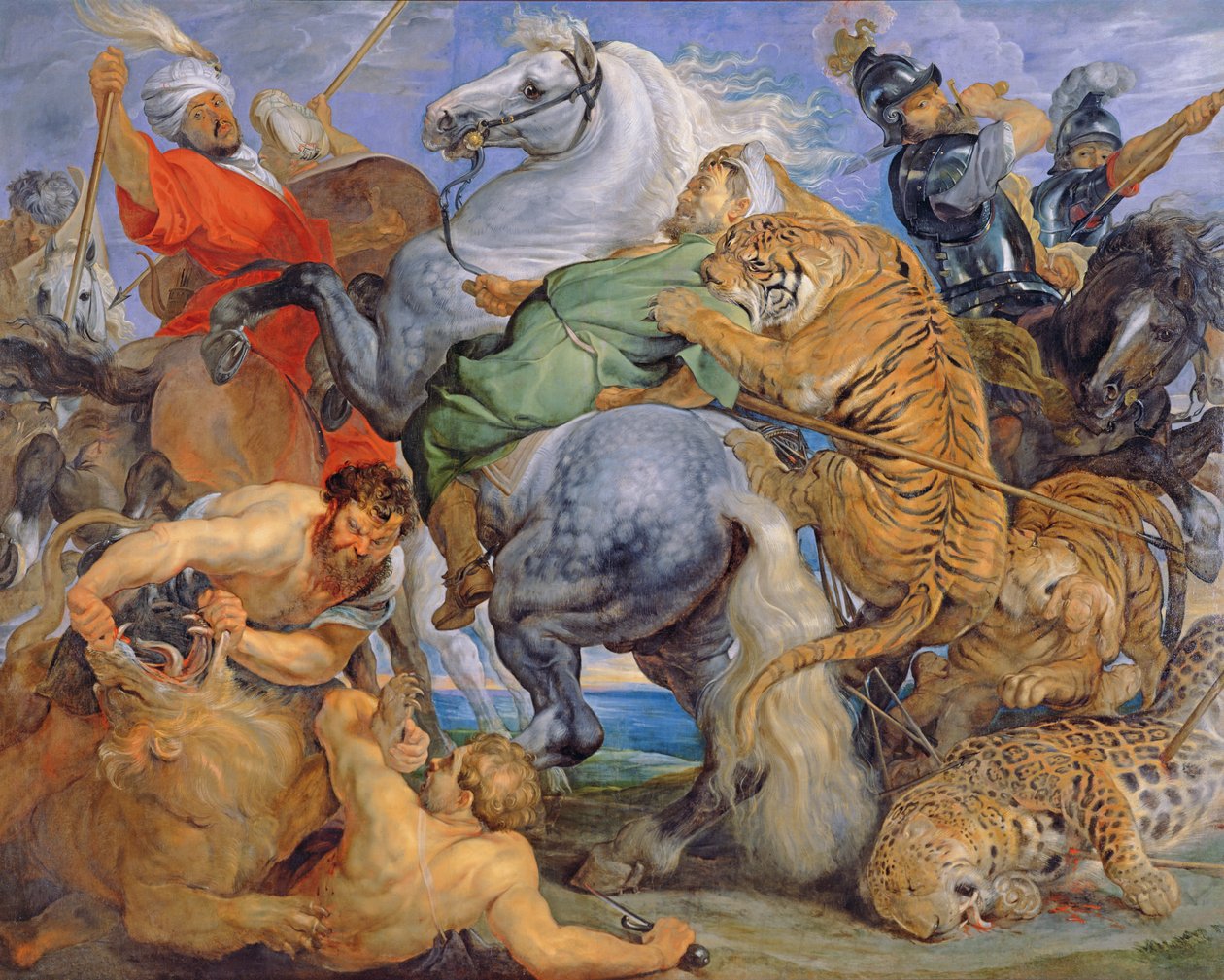 Kaplan Avı, c.1616 by Peter Paul Rubens
