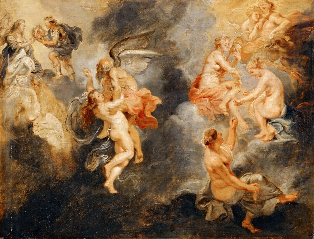 Gerçeğin Zaferi Marie de Medici Döngüsü by Peter Paul Rubens