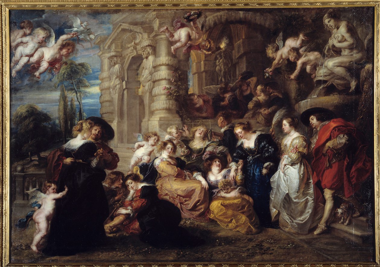 aşk bahçesi by Peter Paul Rubens