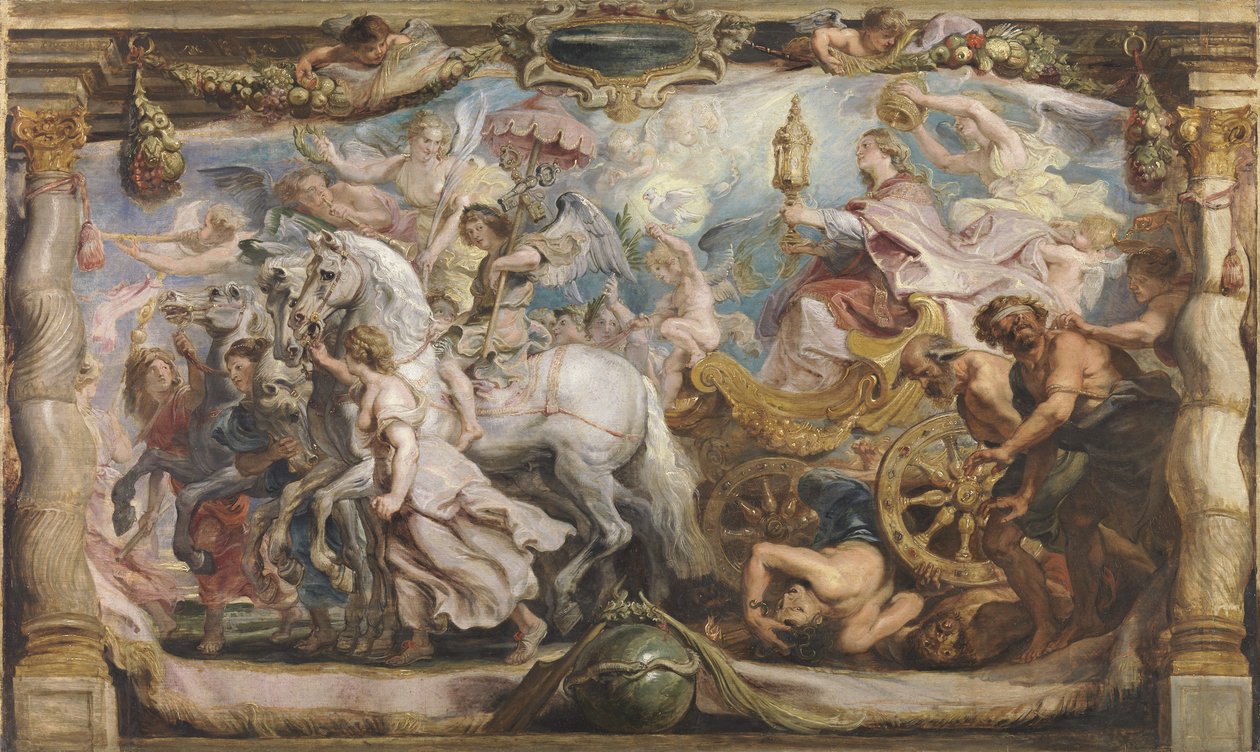 Kilisenin zaferi, yaklaşık 1625 by Peter Paul Rubens
