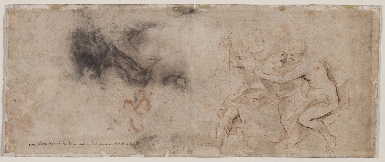 Venüs Silahsızlandıran Mars, Perdelik Çalışması, c. 163235. by Peter Paul Rubens
