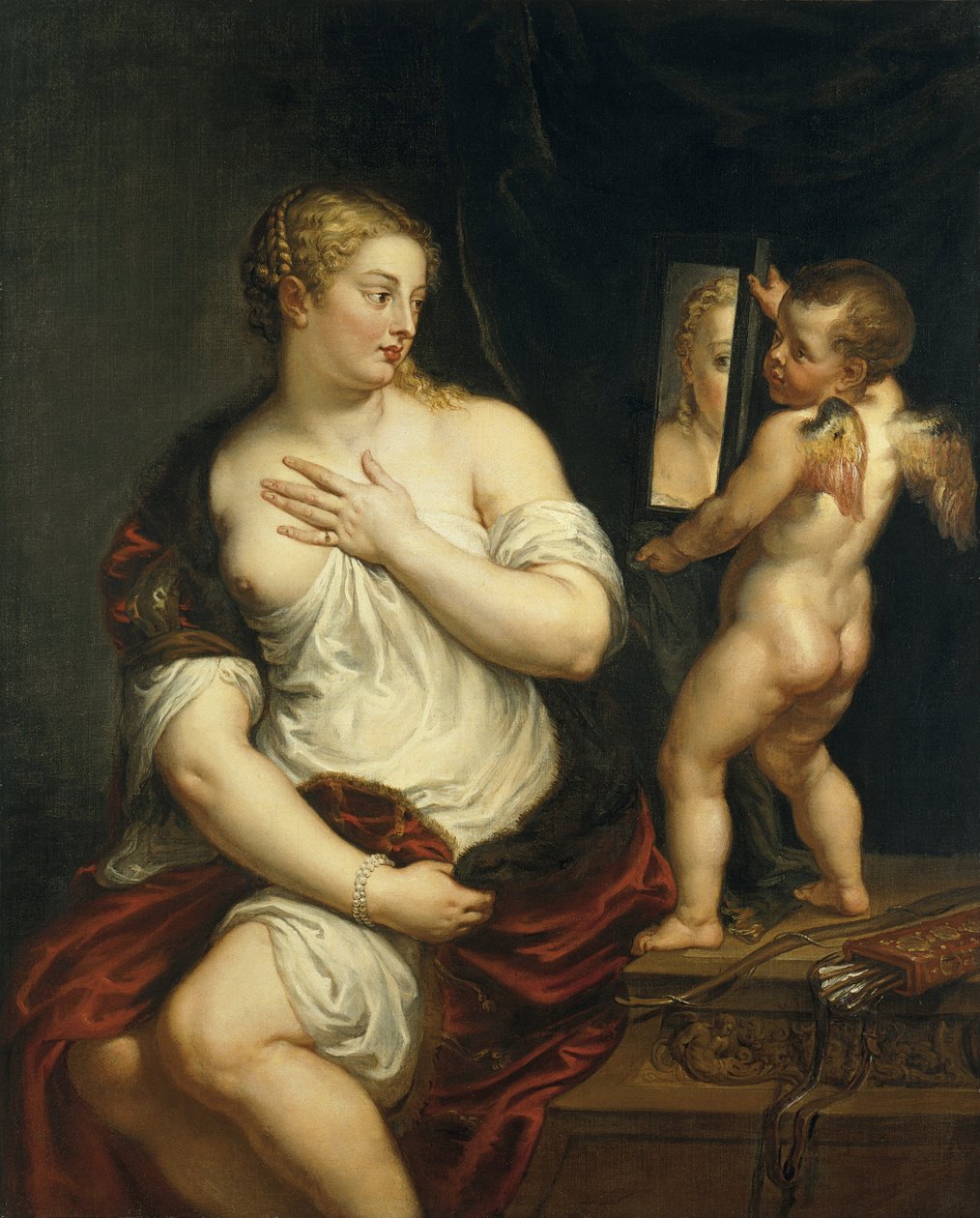 Venüs ve Aşk Tanrısı, c. 1610 by Peter Paul Rubens
