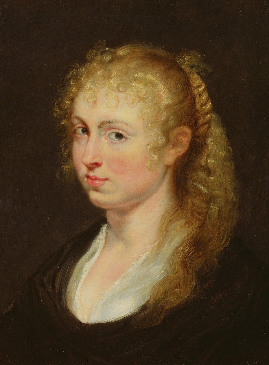 Kıvırcık Saçlı Genç Kadın, c.1618-20 by Peter Paul Rubens