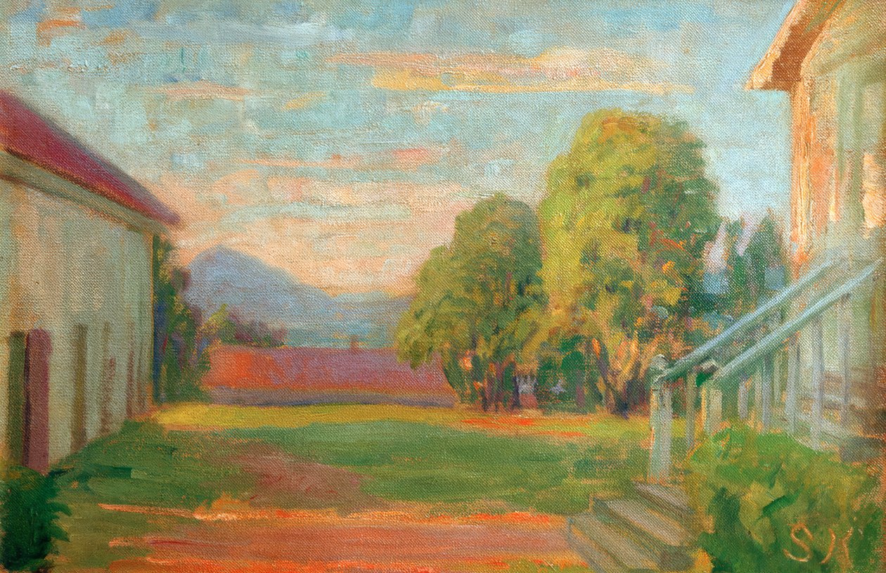 Kuzey İtalya villası by Peder Severin Krøyer