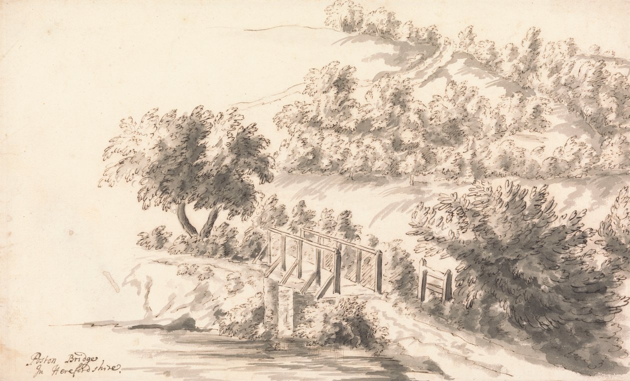Poston Köprüsü, Herefordshire by Peter Tillemans