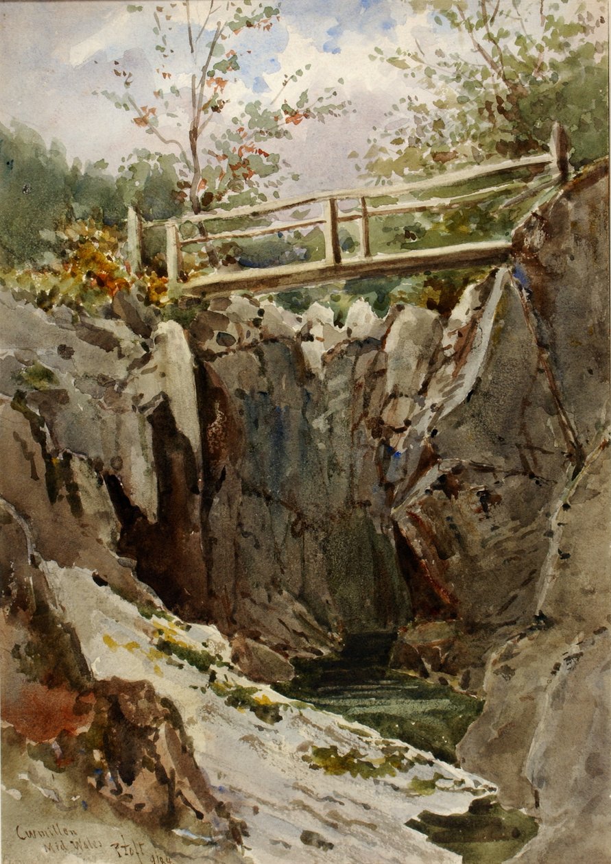 Curmillon, Orta Galler, 1884. by Peter Toft
