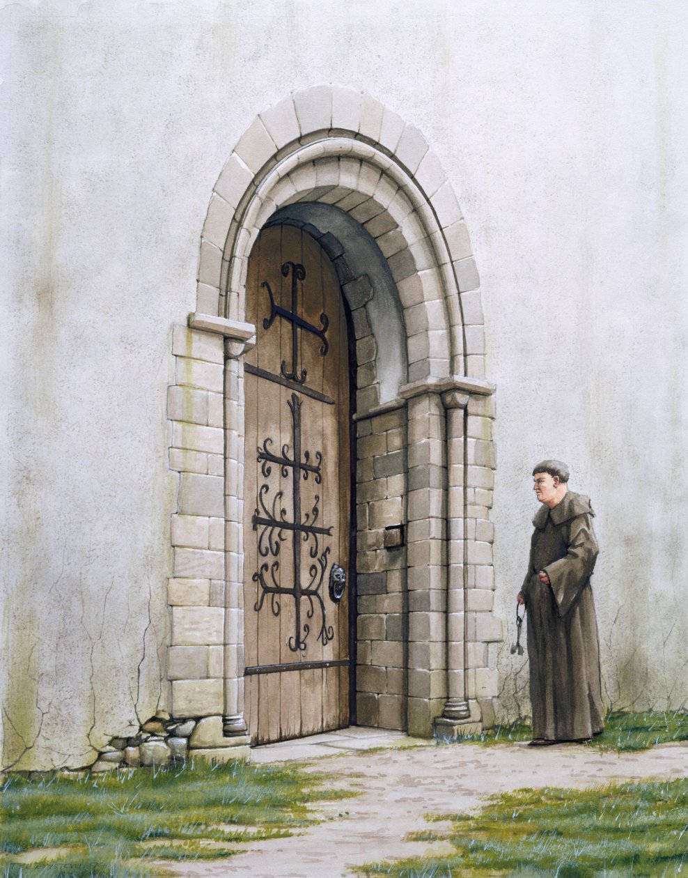 Kuzey Elmham Şapeli, 12. yüzyıl, 1990-2010 by Peter Urmston