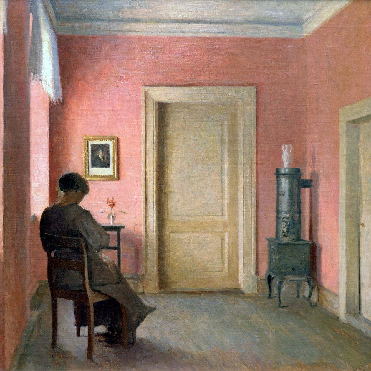 İç Mekanda Oturan Kadın, 1915 by Peter Vilhelm Ilsted