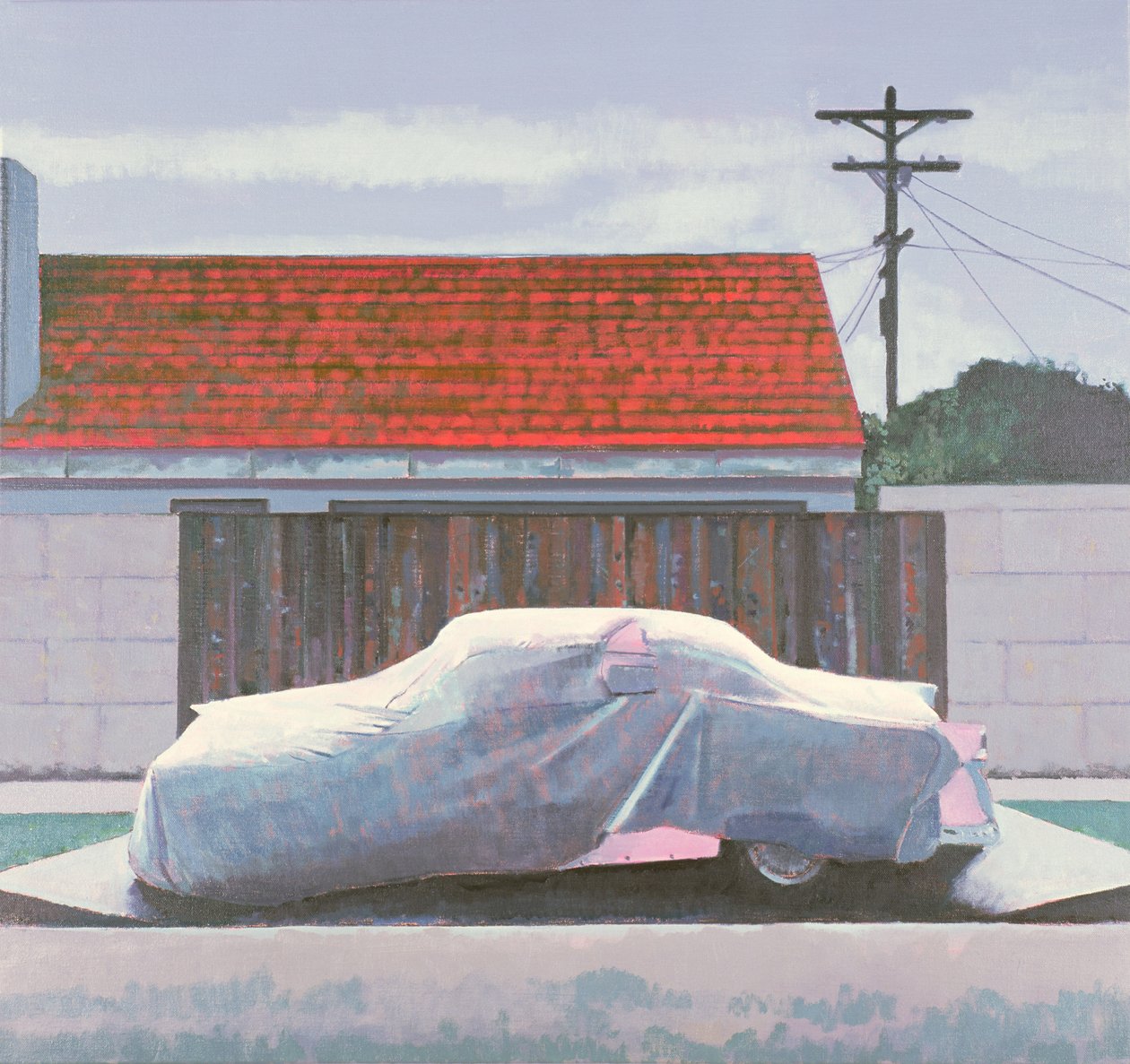 Hayalet Araba 2, Los Angeles, ABD, 2002 (keten üzerine yağlıboya) by Peter Wilson