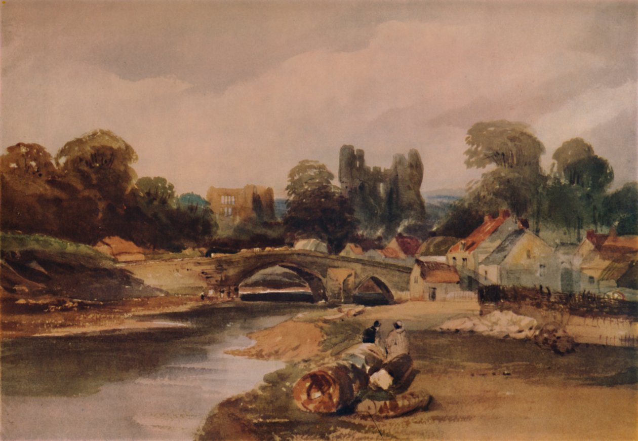 Nehir Üzerinde Bir Köy, c1824, 1935 by Peter de Wint