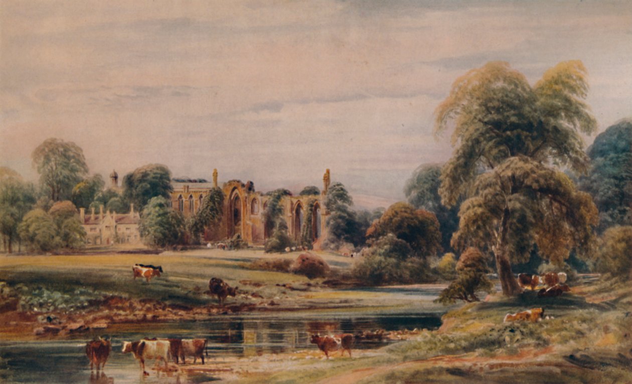 Bolton Manastırı ve Rectory, 1846, 1935 by Peter de Wint