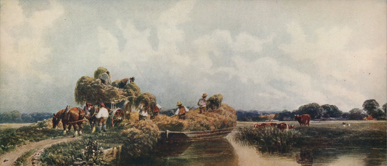Roma Kanalı, Lincolnshire, c1840, c1915 by Peter de Wint