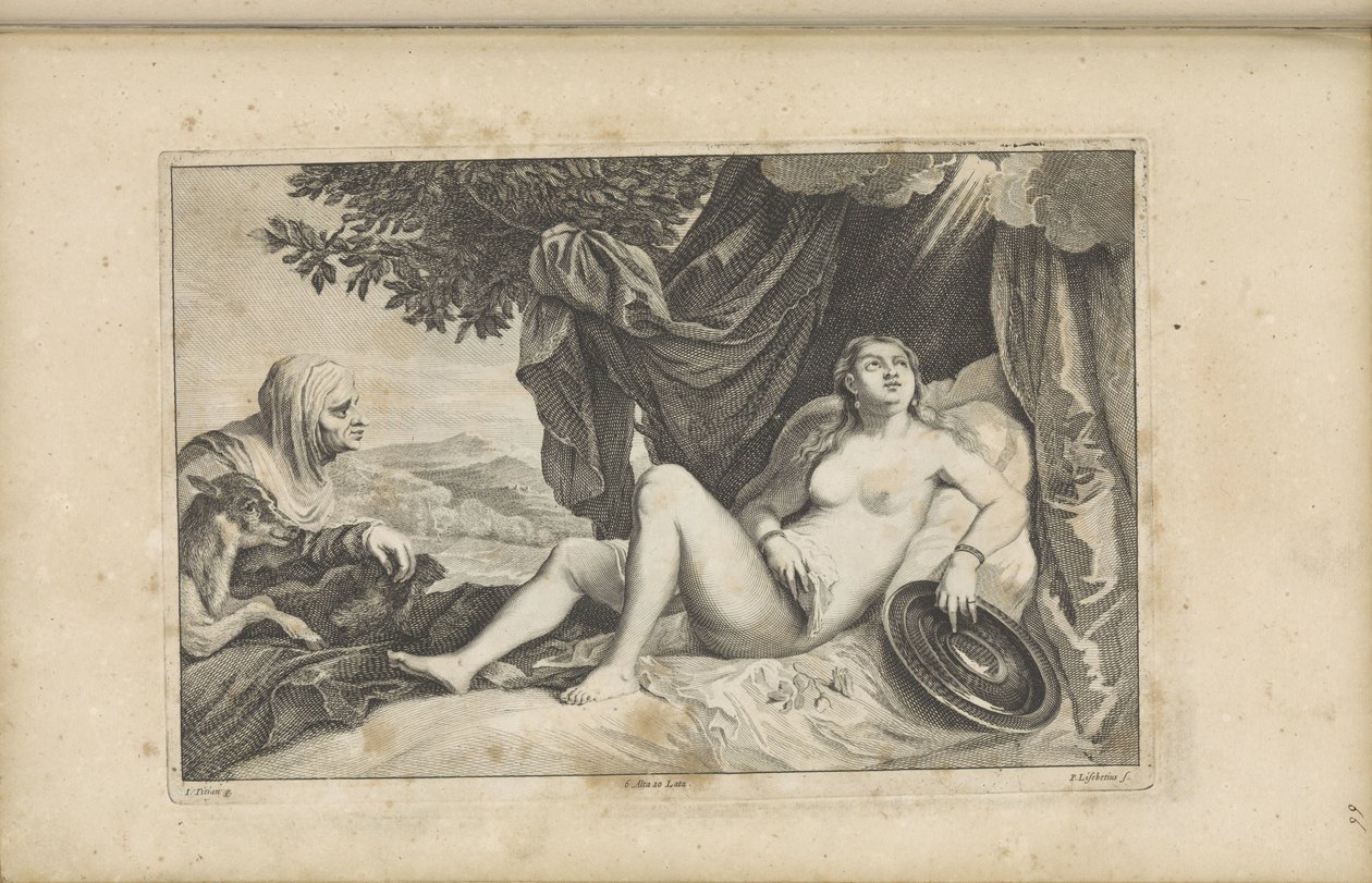 Jüpiter ve Danae by Peter van Liesebetten