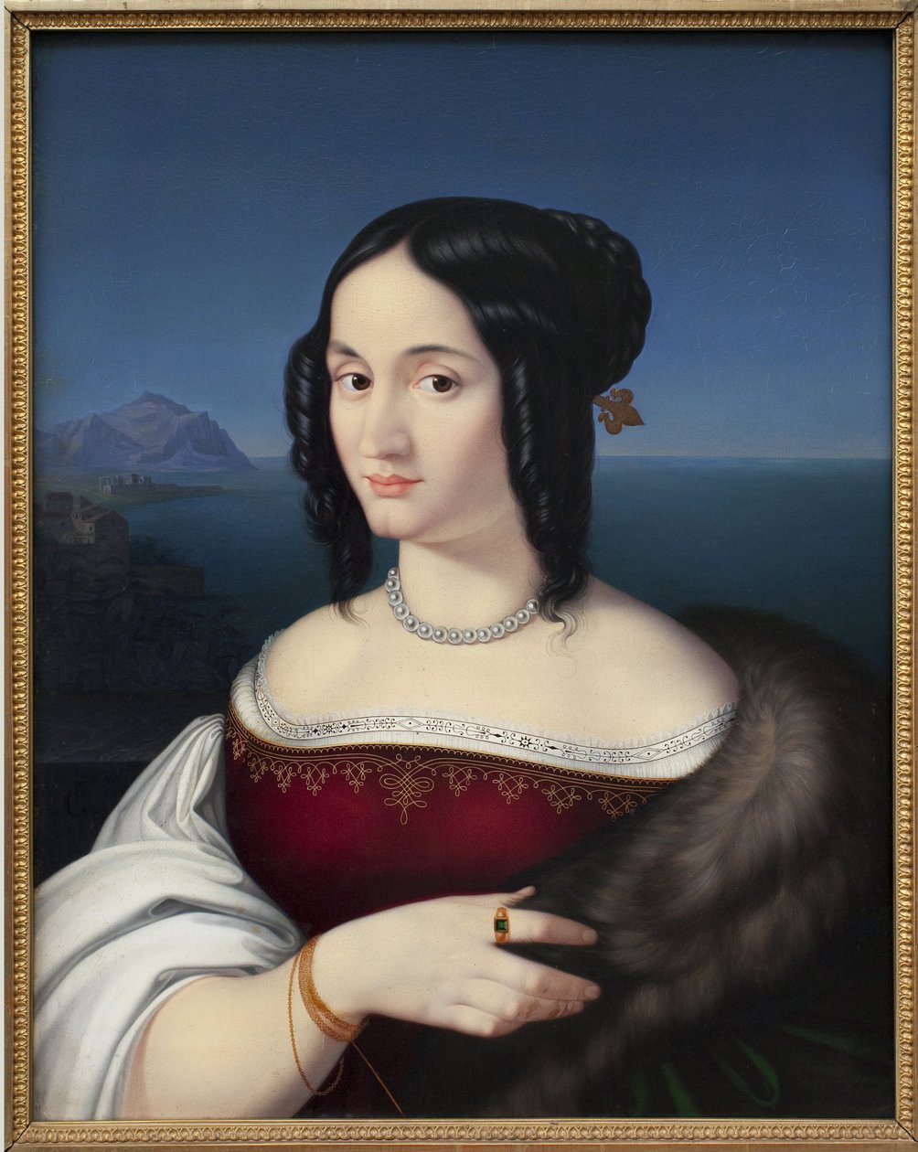 Carolina Grossi, sanatçının ilk karısı. Peter von Cornelius