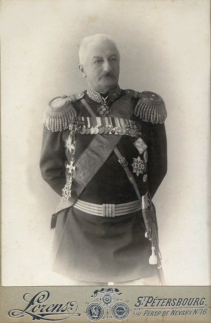 General Konstantin Pavlovich Prezhbiano 1840-1905, 1898. by Petersburg . Photo studio Alfred Lorens