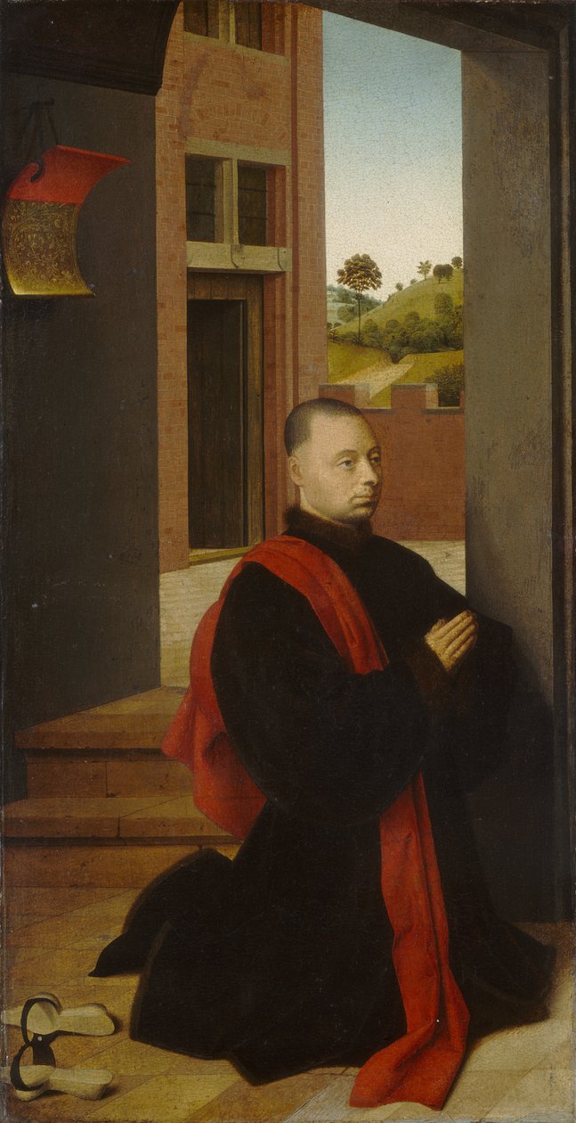 Bir Erkek Bağışçının Portresi, c.1455 by Petrus Christus