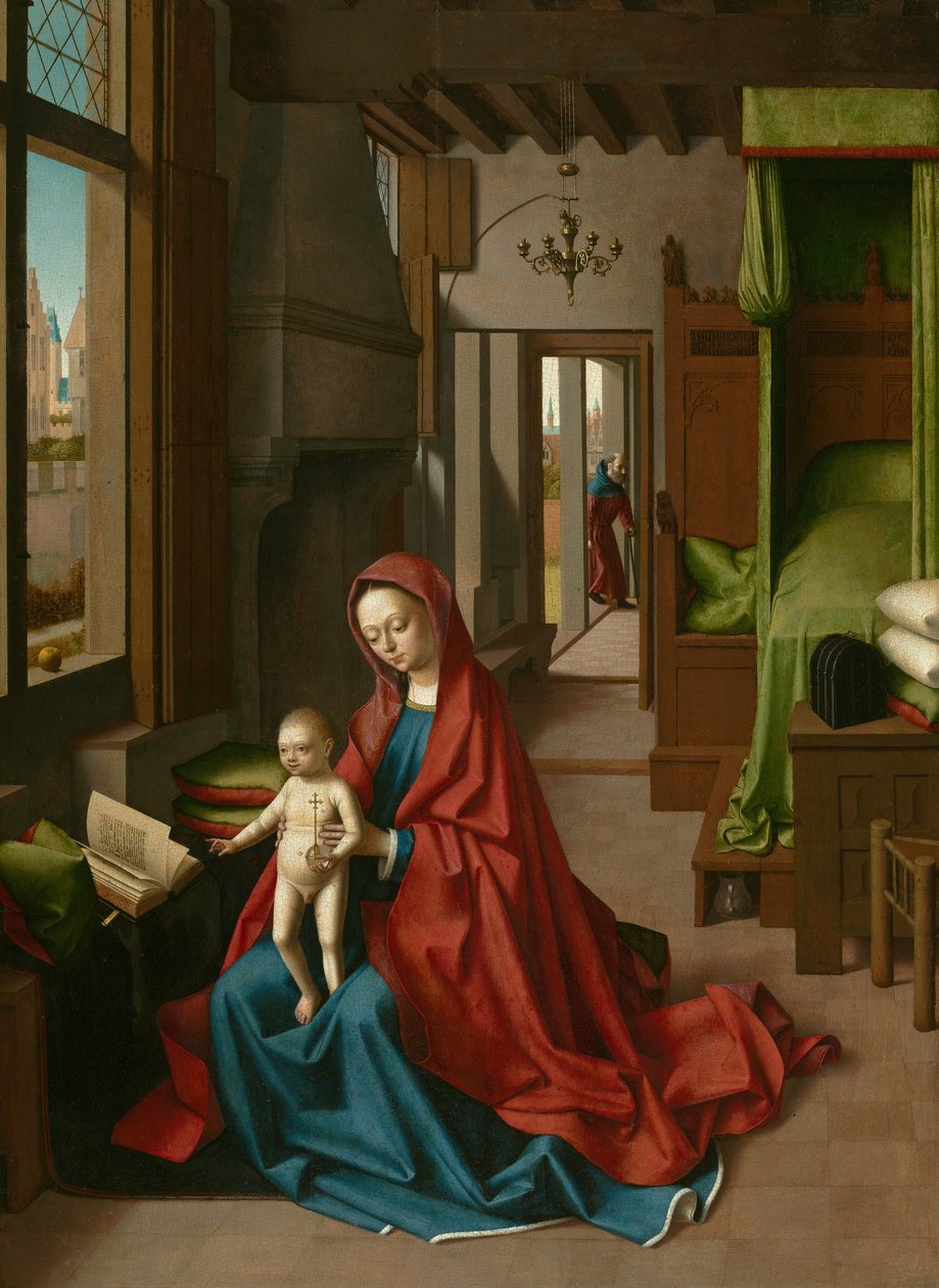 Ev İçi Bakire ve Çocuk by Petrus Christus