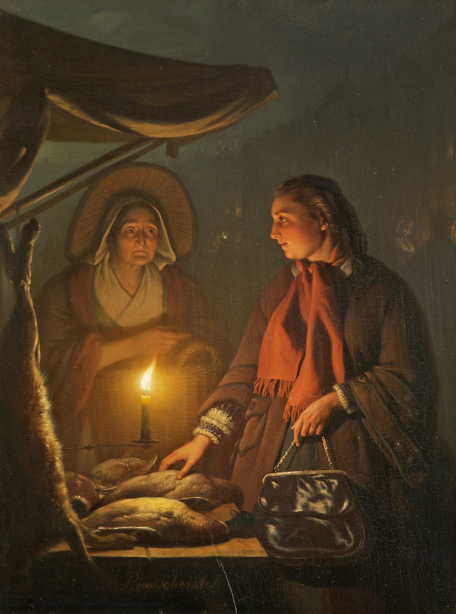 Kümes Hayvanları Ahırı, c.1845-55 by Petrus van Schendel