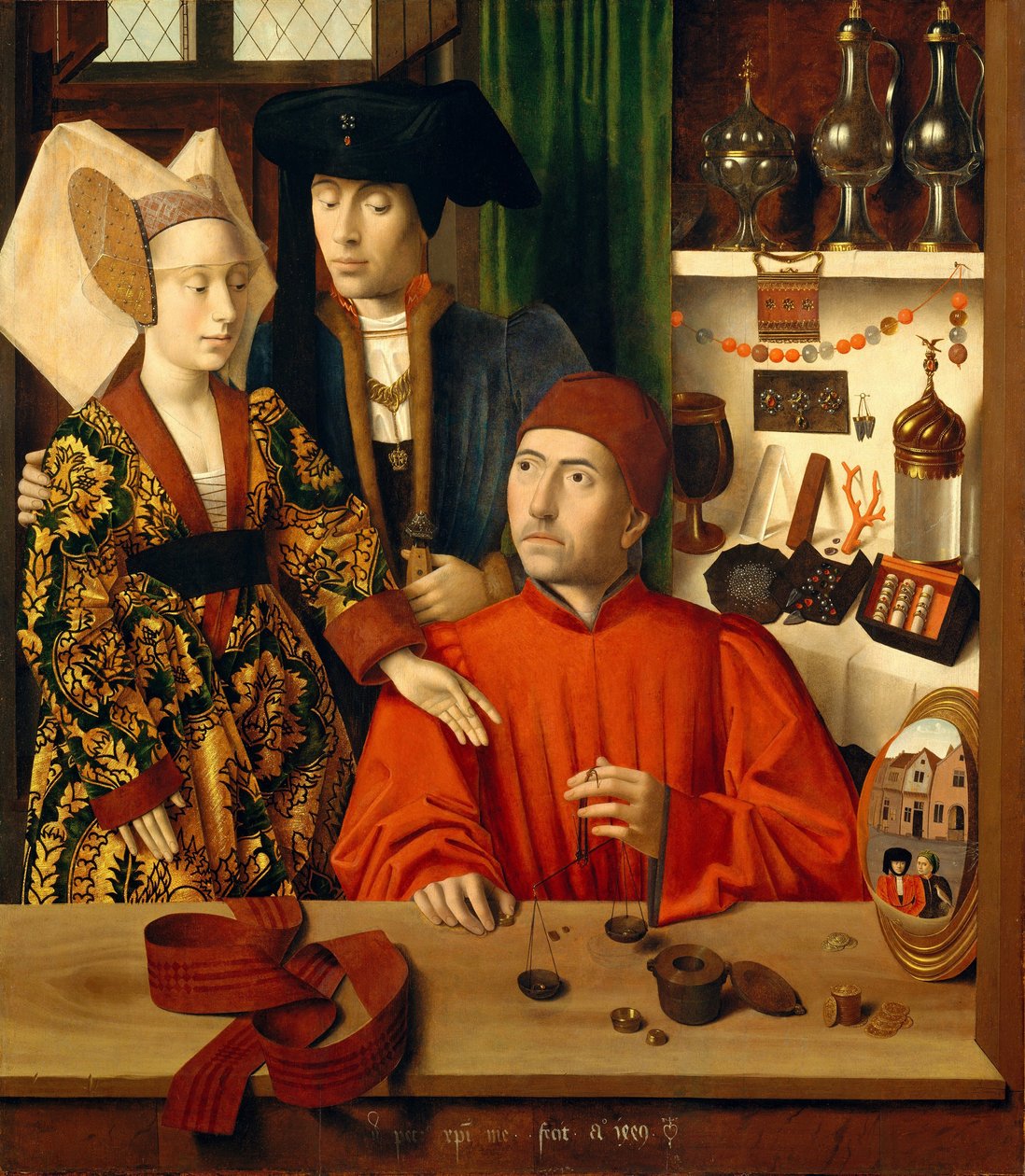 Dükkanında Bir Kuyumcu by Petrus Christus