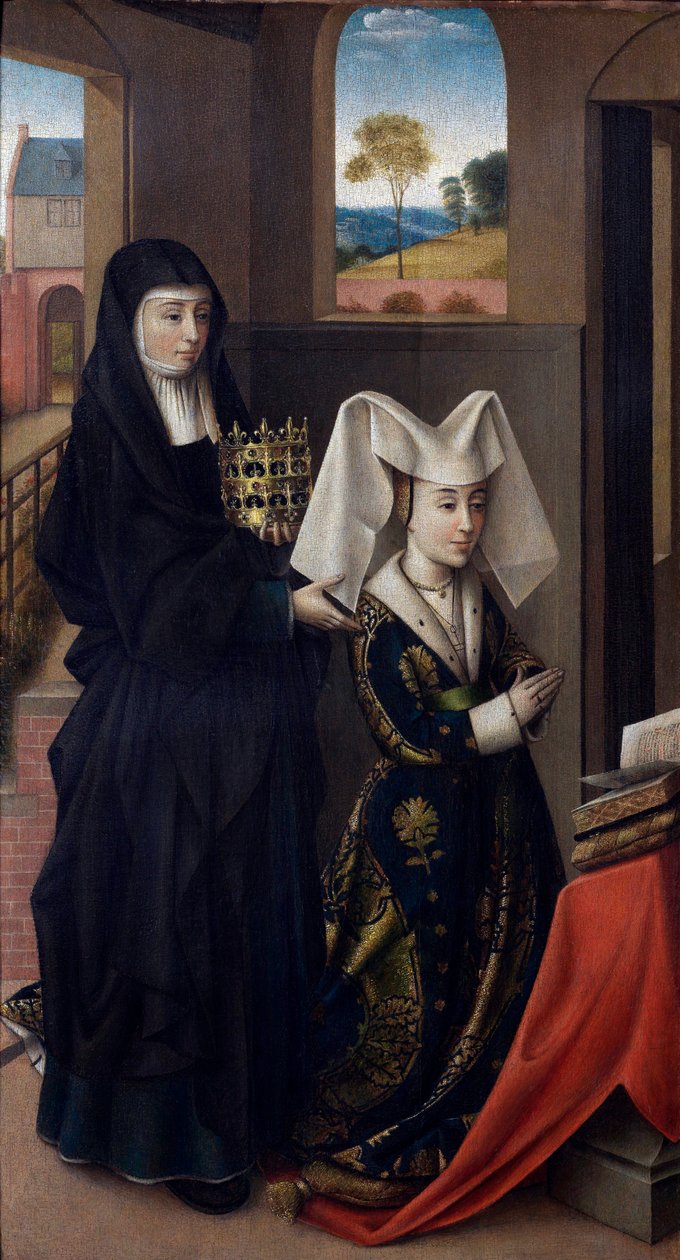 ""Saint Elizabeth ile temsil edilen Portekizli Isabella